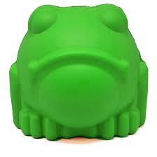 Bull Frog Durable Rubber Chew Toy & Treat Dispenser